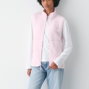 Polartec Thermal Pro Mockneck Pink Fleece Vest